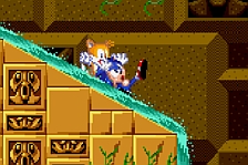 Play Genesis Super Sonic & Hyper Sonic in Sonic 1 Online in your browser 